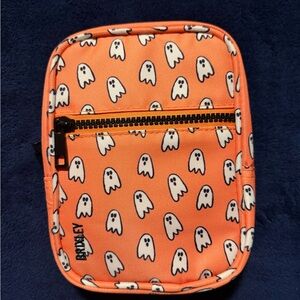 Brixley Bag- Orange Ghost Print Crossbody Bag or purse. Different ways to style.